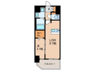 プレサンスNAGOYA覚王山の物件間取画像